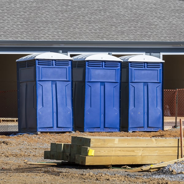 how do you ensure the portable restrooms are secure and safe from vandalism during an event in Liberty Mills Indiana